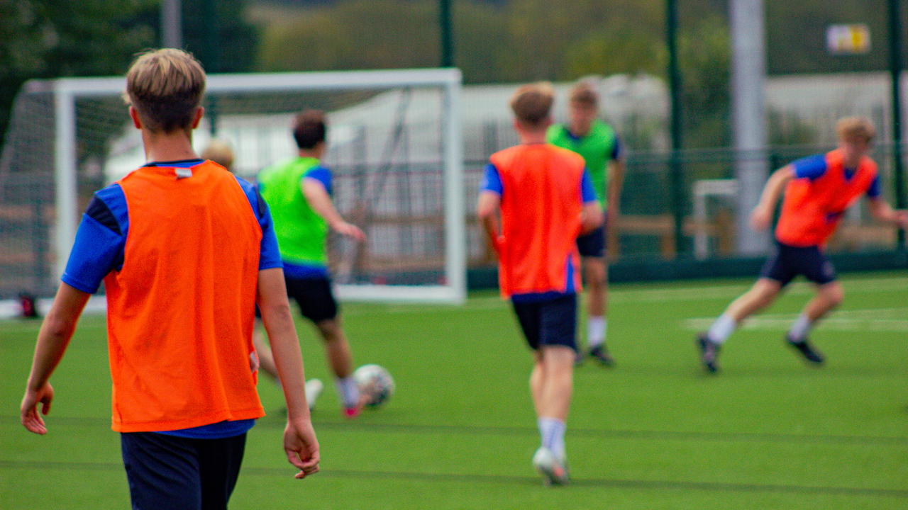 Football training at Chippenham Town