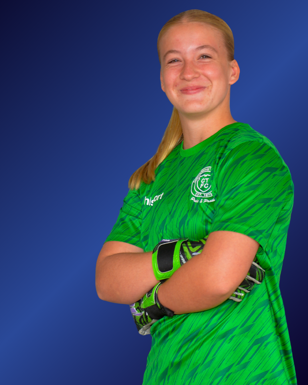Hannah Mason from Chippenham Town’s women’s squad
